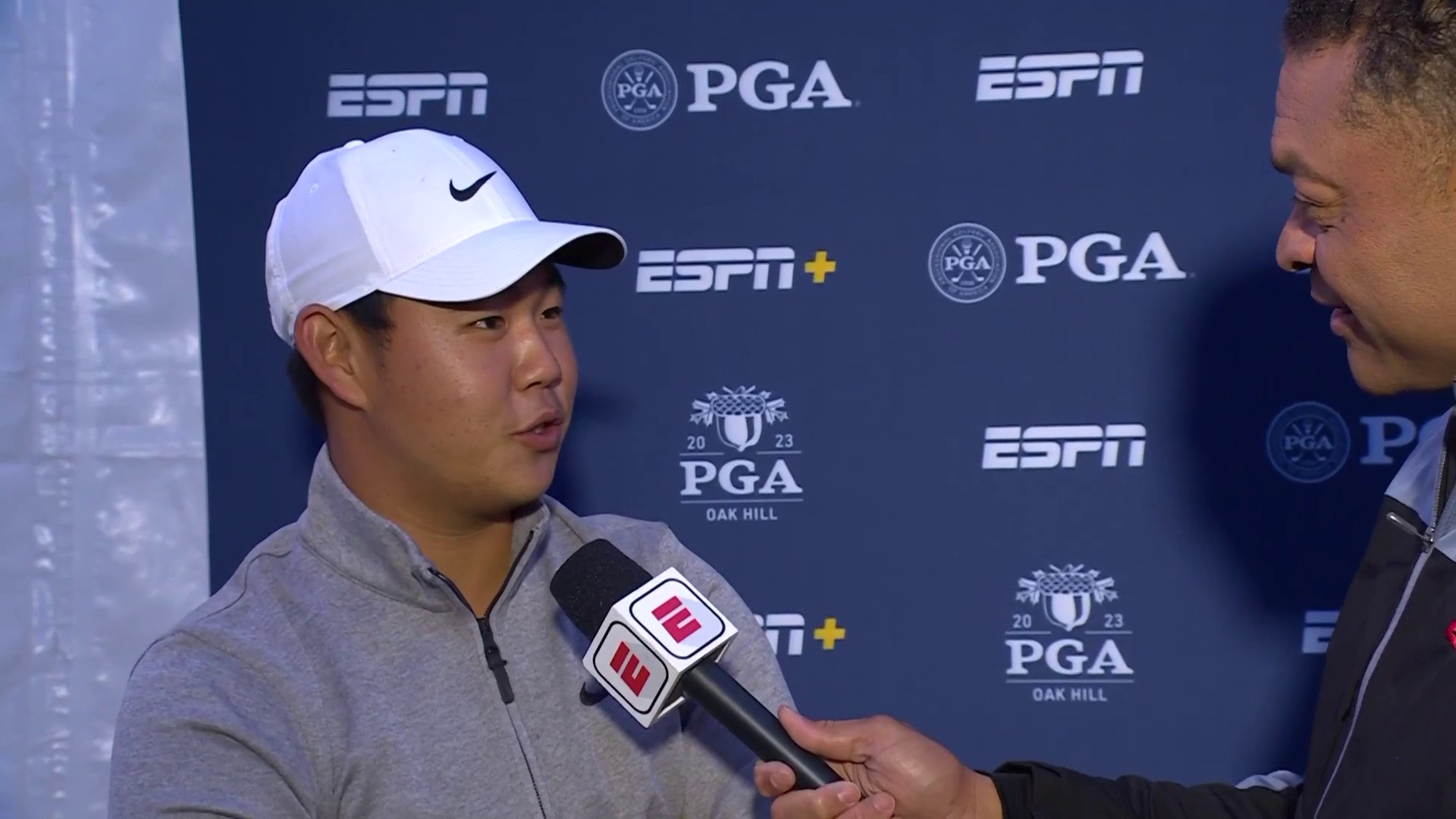 Tom Kim Reacts to and Discusses Muddy Adventure PGA Championship