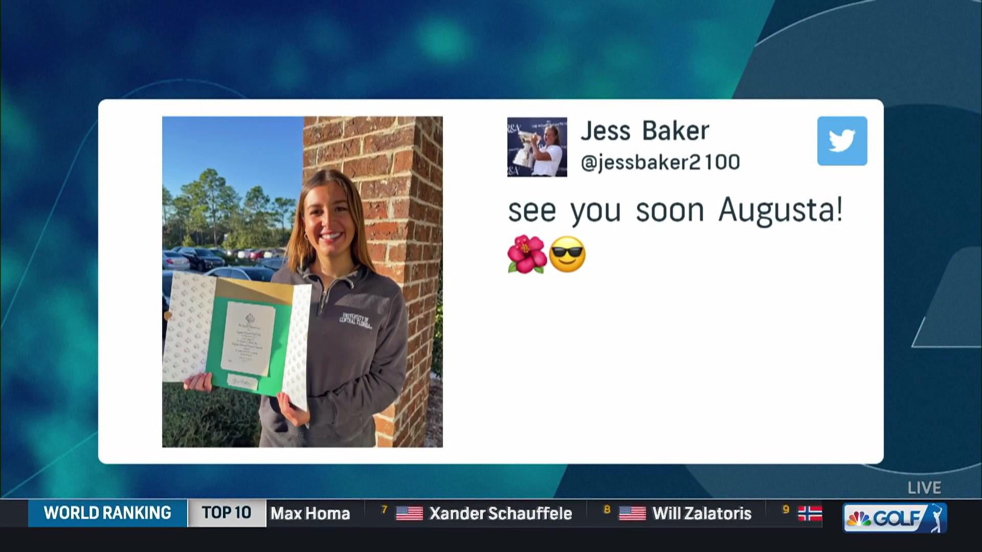 Golf Today on GolfPass: Golf Today Segments: British Amateur champ Jess  Baker plans to be 'aggressive' at Augusta