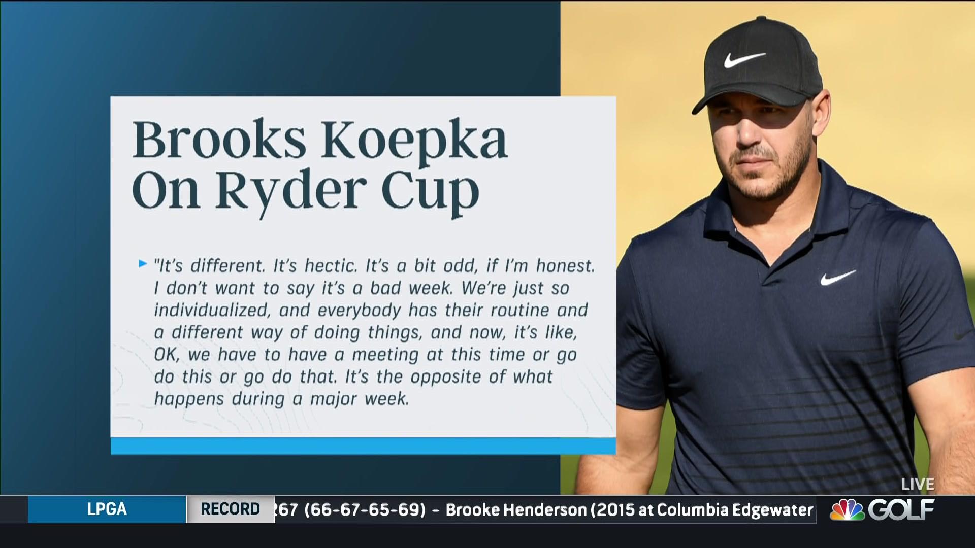 Golf Today on GolfPass Golf Today Segments Reaction to Koepkas Ryder Cup remarks